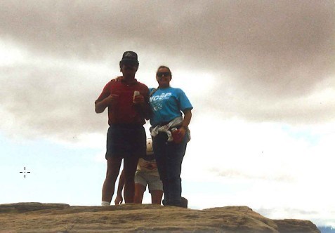Top of the world, Split Mountain, Scott and I