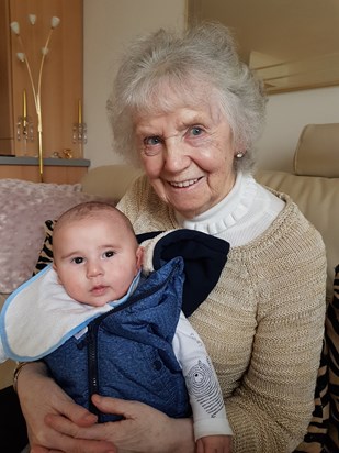 Granny with wee Aydin xx