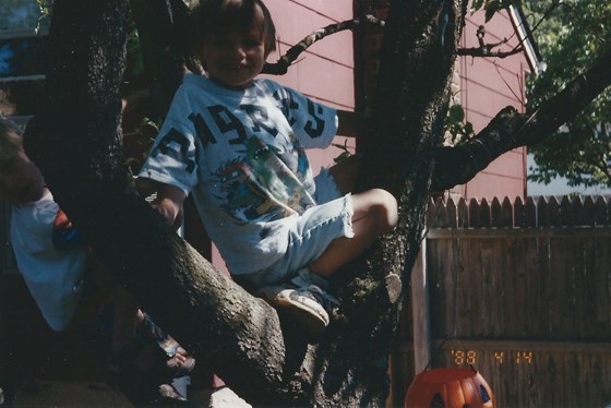 Brian Loved Climbing Trees