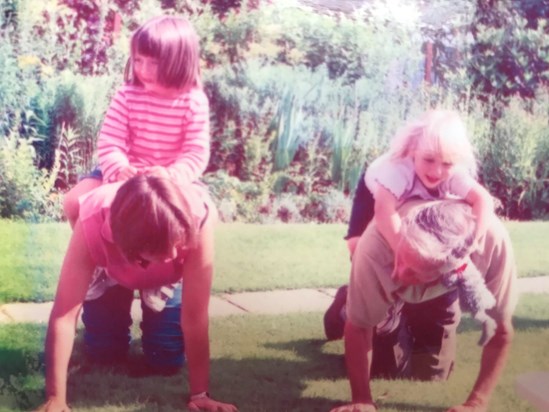 Early age sports for granddaughters Katy & Zoe