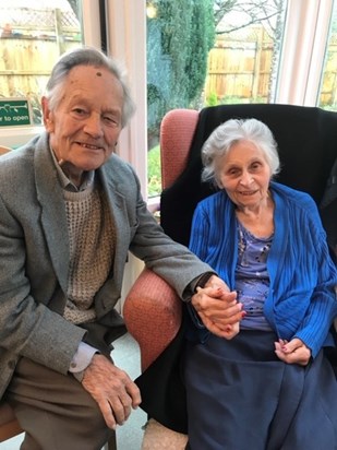 Bob & Violet, 65th wedding anniversary, White Rock, December 2018