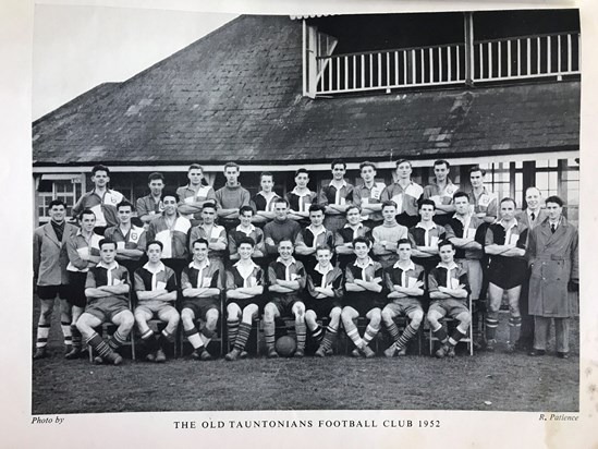 The Old Tauntonians Football Club 1952