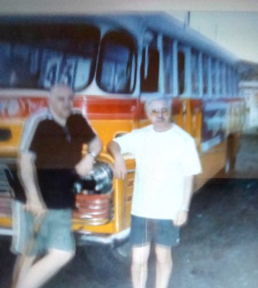 With his brother in valleys , Malta 2003