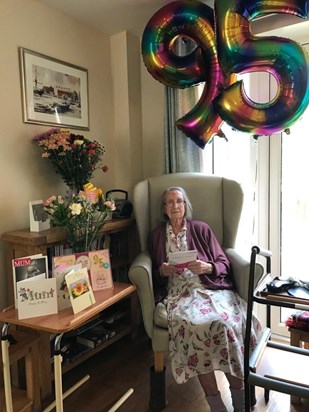 Mum on her 95 Birthday 2020