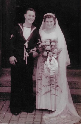 Wedding day 28 June 1952 