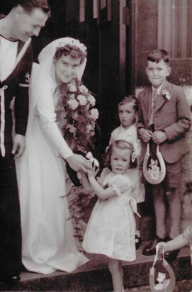 Wedding day 28 June 1952 
