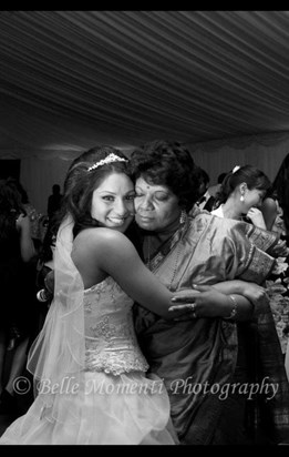 Mum was so happy to see me get married! 