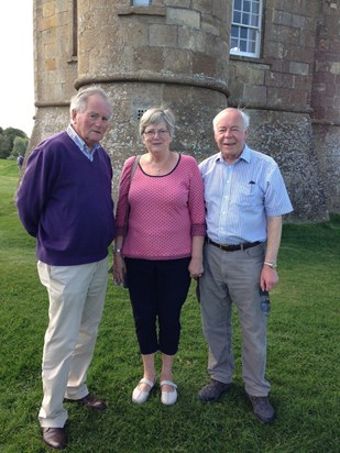 David, Carolyn and Gordon in the Cotswolds 