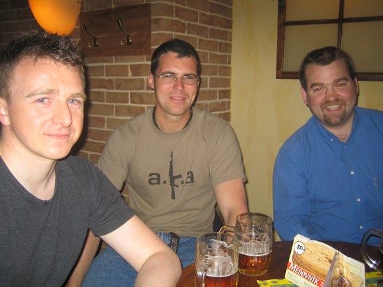 Weekend in Prague with the boys (May 2005)