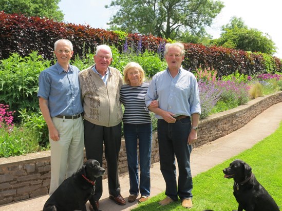 With Brenda's cousin's husband John and son Jonathan 2nd June 2016