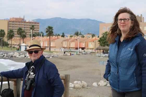 Spain Christmas 2019 With Emily - birdwatching near Malaga Airport