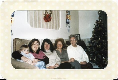 5 generations. kody, shelley, tracey, pauline and her mum may.