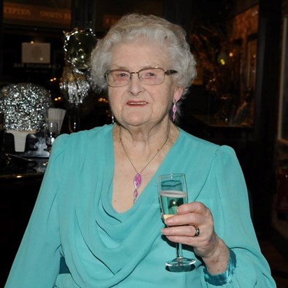 Gladys on her 90th Birthday 