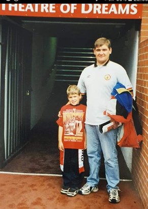 First trip to Old Trafford.