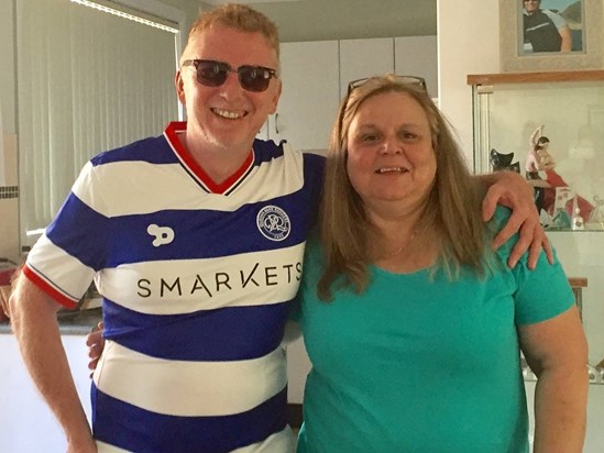Best 50th birthday pressie! Carole nailed it with a QPR shirt. Thoughtful as always