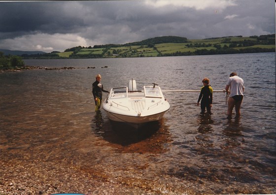 Waterskiing lesson Loch Lomond 97