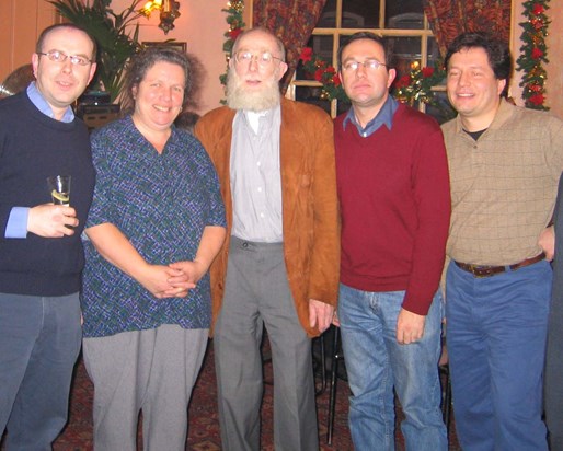 From left Adam, Abi, Felix, Simon and Daniel. 2005