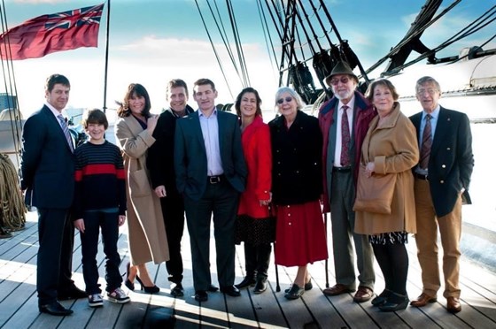 HMS Warrior family gathering
