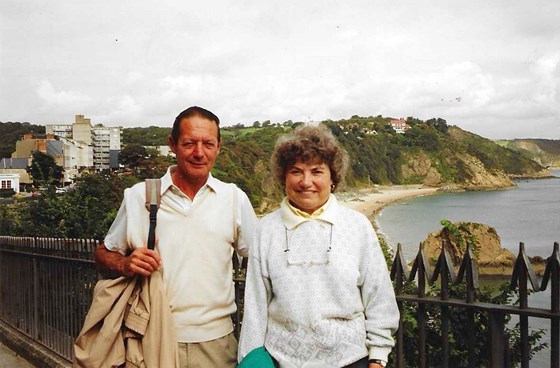 Vi & Eric Tenby September 1991