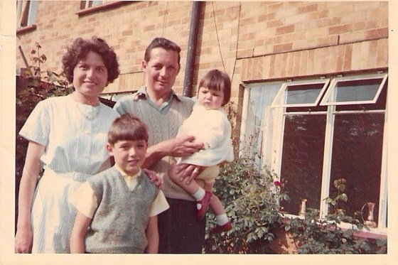 Eric, Vi, Martin & Alison Oxhey June 1968