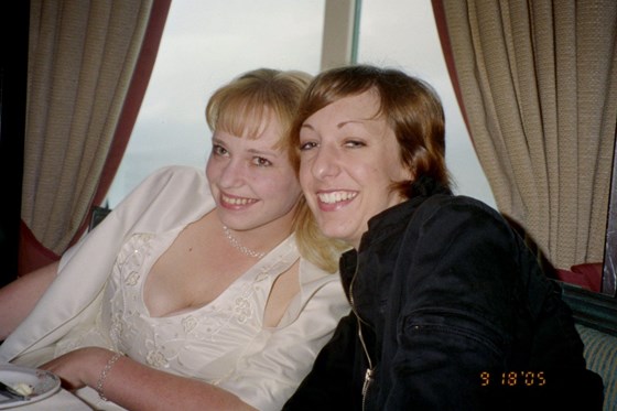 2005 10   Robyn & cousin Victoria on Alaskan cruise