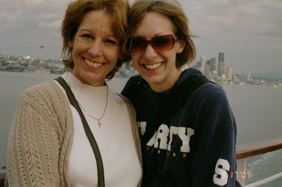 2005 10   Robyn & me on Alaskan cruise