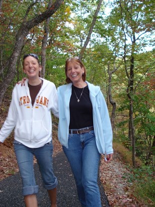 2010 10 Robyn & me hiking in N. GA