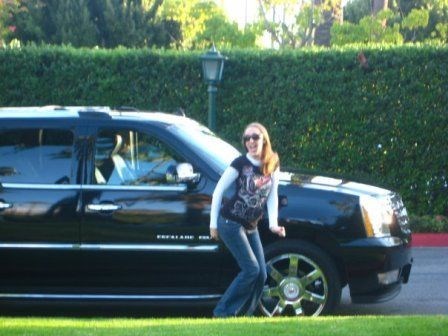 Robyn at the Beveryl Hills Hotel.