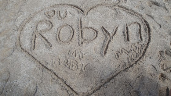 Love in the sand...