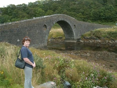 Janette at Clachan Bridge