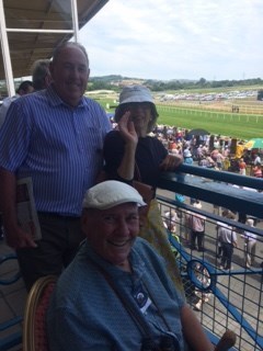 A day thoroughly enjoyed at the races with Ron, Ruth and Karen