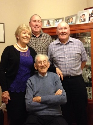 Ron, Marlene, Den and France, the closest of families