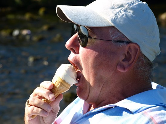 Always enjoyed an ice-cream in the sunshine 
