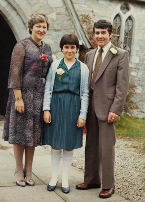 A Family Wedding in the 80’s 