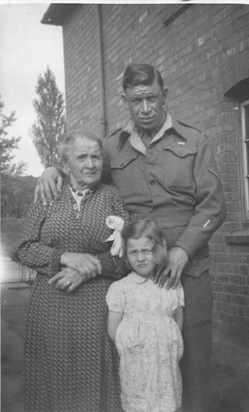 Janet with her Uncle Tom and Gran 