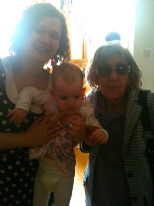 With Ruth at Faye's 2nd birthday, 24/03/12