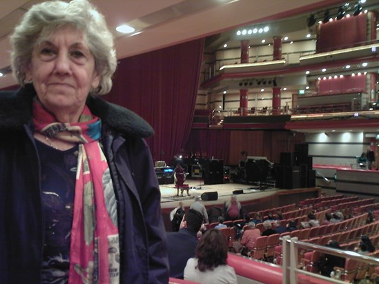 At the Symphony Hall, Birmingham