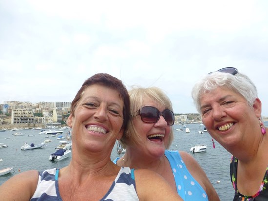 Sisters having fun in Malta x
