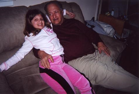 Ashley & Papa - Christmas 2005