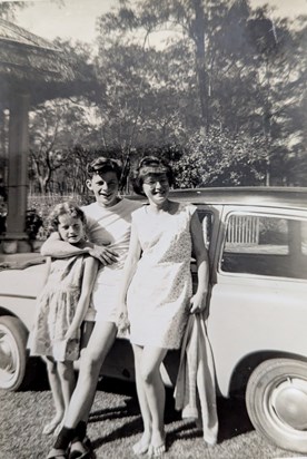 Paul, Caroline and Sally in Assam. 