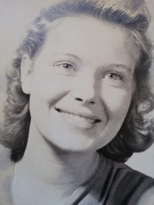 Barbara as a student at Manchester University.