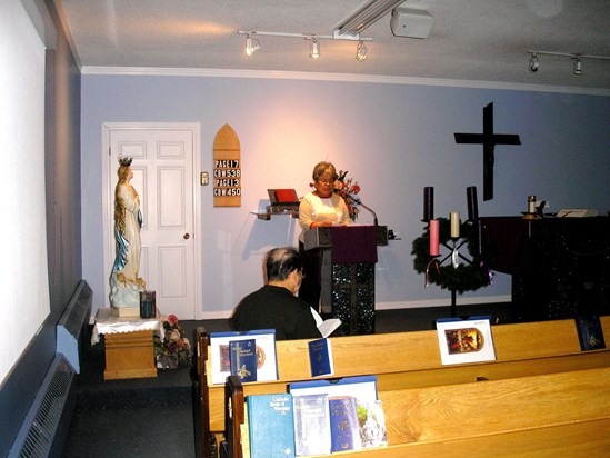Necrological Service of Carmencita Hernandez at the Our Lady of Assumption Church, Iqaluit, Nunavut