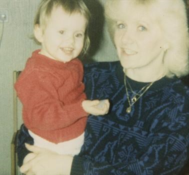 Mum with a young Lauren..