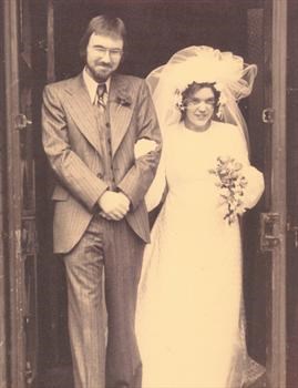 Carole and Roy's Wedding Day 1975