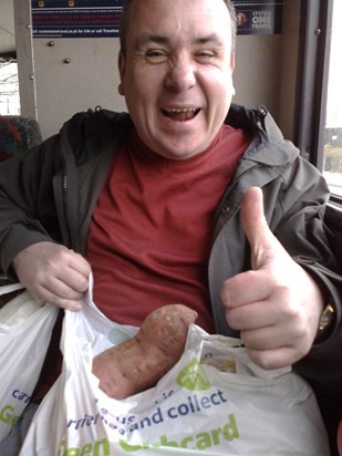 Ste and a sweet potato