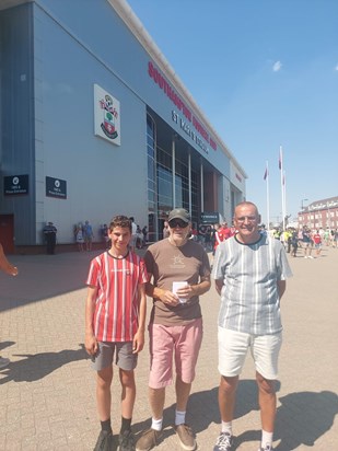 Photo of a day out at the football 