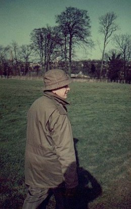 Walking in Burghley Park   Feb '83