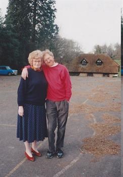 Ann and Tony at Little Grove at a CCI teachers  workshop in 1994