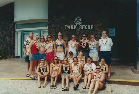 Lou looked good in Hawaiian shirts! (1999 SJSU Team Hawaii Trip)