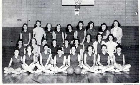 basketball 59 doreen kossove 6th from the left second row